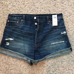 Abercrombie & Fitch high wasted jean shorts